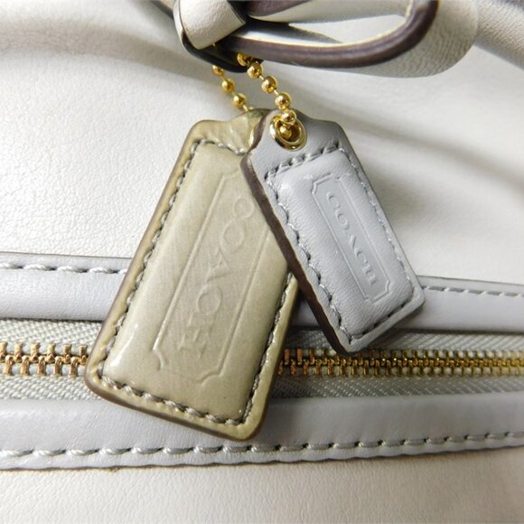 COACH Poppy Colorblock Satchel - Picture 6 of 9